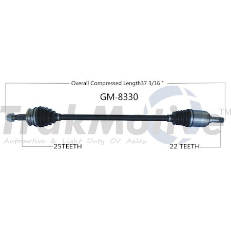 Cv Axle Shaft,Gm-8330